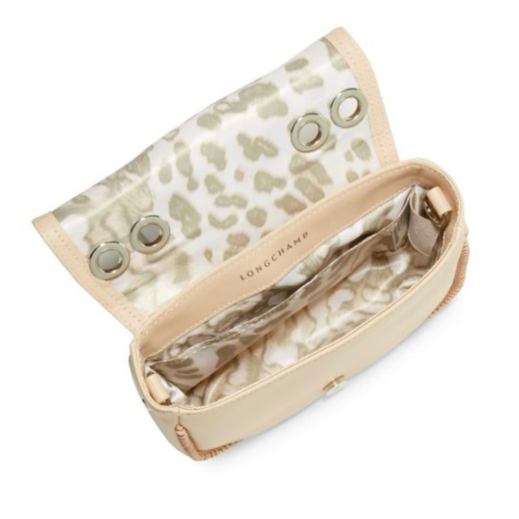 Longchamp Extra-Small Amazone Chain-Strap Leather Shoulder Bag (Nude) - Picture 2 of 10